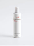 Witte fles micellaire reinigingswater met bloemenprint, make-up remover voor alle huidtypen