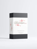 Verpakking Fansastique Skin Derma Renewal Duo, luxe huidverzorging met orchideeën op witte achtergrond