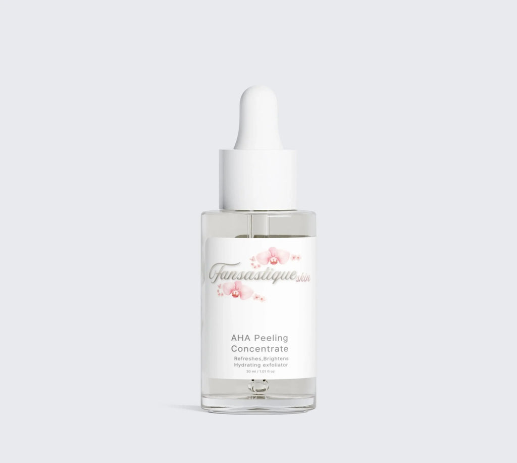 AHA Peeling Concentrate serum flesje met pipet, hydraterende exfoliator tegen acne